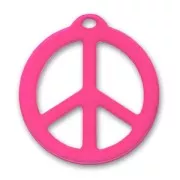 Pendente Peace mm. 42 Hot Pink x1