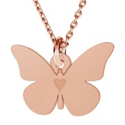 Breloque farfalla 9x14 mm en Argento 925 x1