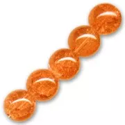 Cracked Beads mm. 14 Sun x4