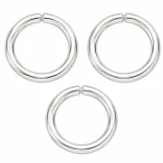 Anelli aperti 3x0,4 mm - Argento 925 x20
