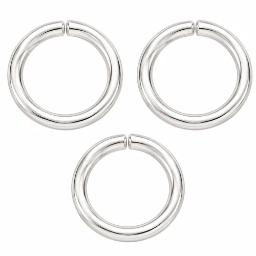 Anelli aperti 3x0,4 mm - Argento 925 x20