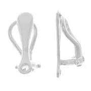 Clips orecchin con anello chiuso per orecchie non forate 17.5 mm - Argento 925 x2