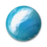 Bombata mm. 18 Turchese iridato x1