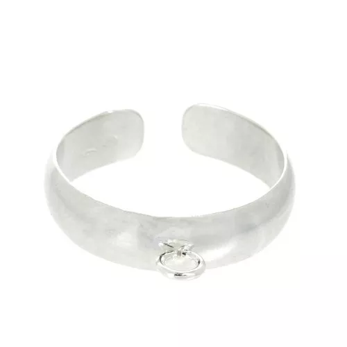 Anello regolabile con un anello chiuso - Dimensione 54 a 60 - Argentoo 925 x1