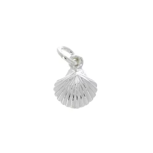 Ciondolo Conchiglia 10.5x8 mm con anello chiuso in Argento 925 x1