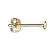 Orecchini a perno stella Dorato con oro finox2