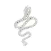Pendente serpente 24.5x14 mm con anello chiuso in Argento 925 x1