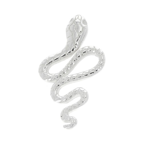 Pendente serpente 24.5x14 mm con anello chiuso in Argento 925 x1