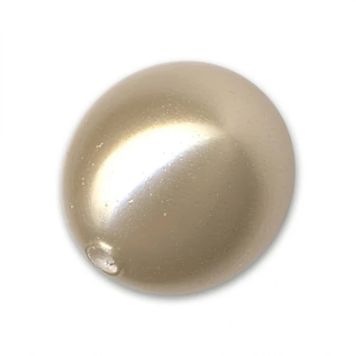 Perlina PureCrystal mezza forata 5818 mm. 6 Bronze Pearl x1
