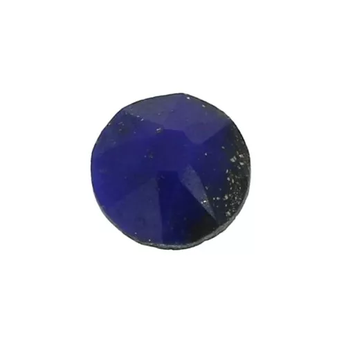 Cabochon rotondo sfaccettato 6mm Lapis Lazuli x1