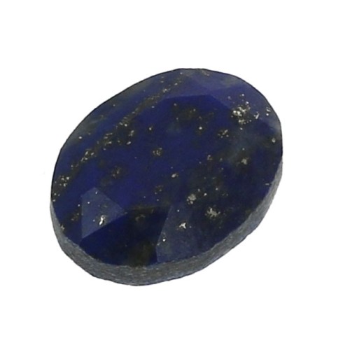 Cabochon ovale sfaccettato 8x6 mm Lapis lazuli x1