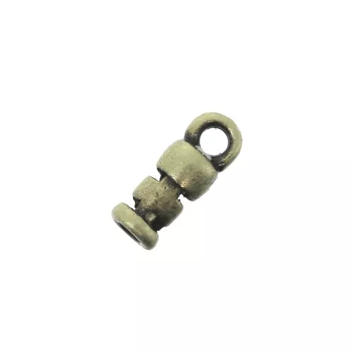 Terminale per cordone 2 mm - Bronzo x1