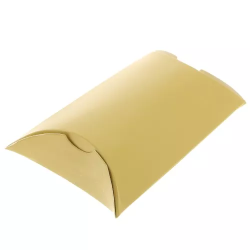 Bustina in cartone  per gioielli 12.5x8.3x3 cm - Bronzo dorato x1