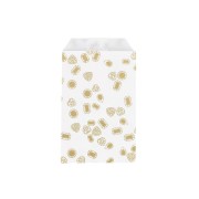 Bustinaien carta 7x12 cm - Pietre preziose - Bianco - Dorato  x1|raw }}