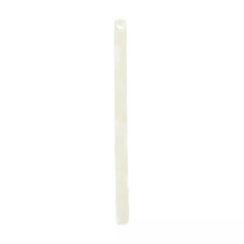 Pendente barra 40x2.5 mm - Squama di tartaruga - Bianco madreperla x1