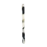 Pendente barra 40x2.5 mm - Squama di tartaruga - Nero - Bianco x1