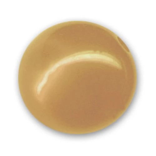 Perla tonda Polaris brillante mm. 14 Light Caramel x1
