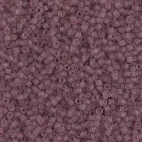 Miyuki Delica 11/0 DB0765 - Trasparente Smoky Amethyst Mat x8g