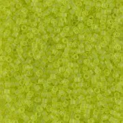 Miyuki Delica 11/0 DB0766 - Trasparente Chartreuse Mat x8g