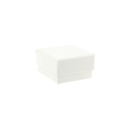 Scatolina di cartone per anello 5x5x3 cm - Bianco x1