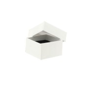 Scatolina di cartone per anello 5x5x3 cm - Bianco x1