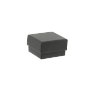 Scatolina di cartone per anello 5x5x3 cm - Nero x1