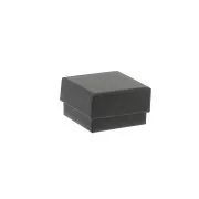 Scatolina di cartone per anello 5x5x3 cm - Nero x1