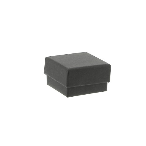 Scatolina di cartone per anello 5x5x3 cm - Nero x1