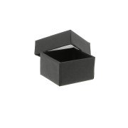 Scatolina di cartone per anello 5x5x3 cm - Nero x1