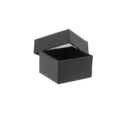 Scatolina di cartone per anello 5x5x3 cm - Nero x1
