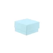 Scatolina di cartone per anello 5x5x3 cm - Blu cielo x1