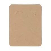 Kit di 30 supporti gioielli - 8x6 cm per orecchini e collane - Kraft