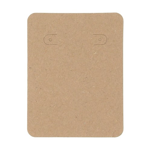 Kit di 30 supporti gioielli - 8x6 cm per orecchini e collane - Kraft