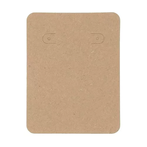Kit di 30 supporti gioielli - 8x6 cm per orecchini e collane - Kraft