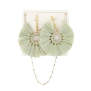 Kit di 20 Supporti de présentation 6x6 cm per orecchini e collane Bianco Ocra x20