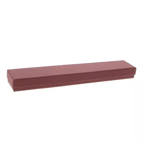 Scatolina per bracciale e orologio 21x4x2 cm - Bordeaux x1