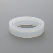 Stampo silicone per realizzare dei bracciali sfaccetati in resina 61x15x8.5 mm x1