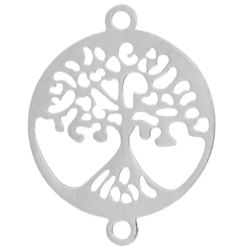 Distanziatore per albero di vita - 2 anelli 15 mm - acciaio inox 316L x1