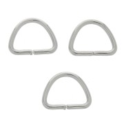 Anelli aperti mezzo-tondi 7.5x9x1 mm in acciaio inossidabile x25|raw }}