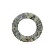 Pendente anello 30 mm in acetato di cellulosa - Marmo Multicolore x1|raw }}