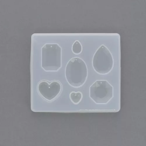 Stampo silicone per realizzare dei pendenti e ciondoli in resina x1