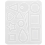 Stampo silicone per realizzare pendenti e intercalari scavati in resina x1|raw }}