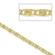 Catena lumaca mm. 2 Dorato con oro fino x m. 1