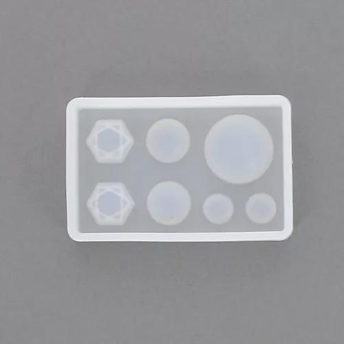 Stampo silicone per realizzare dei cabochon piatti in resina x1