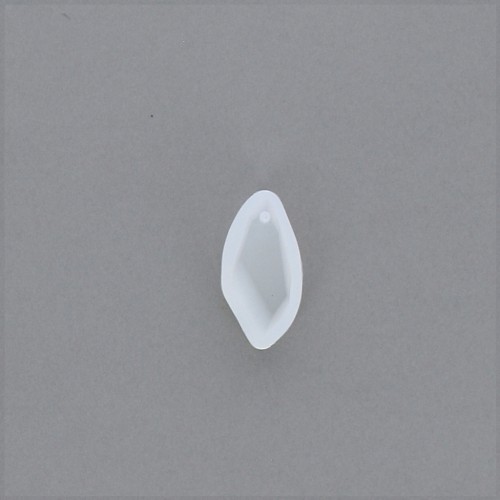 Stampo silicone rombo sfaccettato per realizzare pendenti in resina 35x14 mm x1