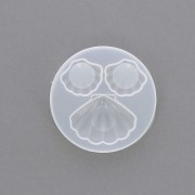 Stampo silicone conchiglia per realizzare pendenti e cabochon in resina x1
