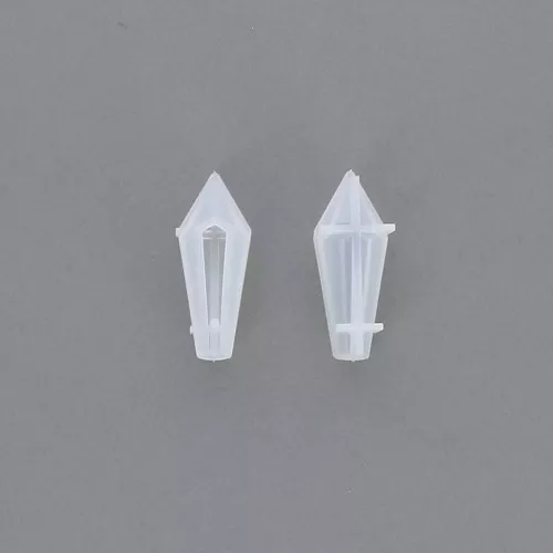 Stampo silicone goccia sfaccettata per realizzare pendenti in resina 41x16 mm x1