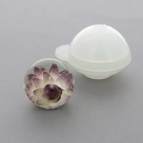 Stampo silicone 30 mm - Sfera - per resina x1