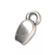 Terminali per cordoncini da 1.5 - 2 mm Placcatura argento antico