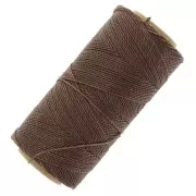 Bobina di filo cerato Linhasita per micro macramè 1 mm - Marrone chiaro (790) x168m